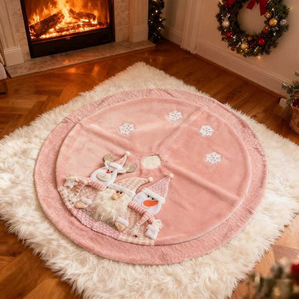 49 inch Thick Christmas Tree Skirt Decoration Xmas Holiday Party Decorations