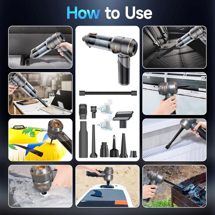 22000PA Handheld Car Cordless Vacuum Cleaner Home Dust Blower Mini Air Duster