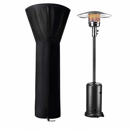 Patio Heater Cover Waterproof Heavy Duty Black