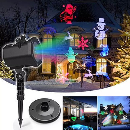 Christmas Projector Laser Lights 12 Patterns LED Party Décor Snow light Party