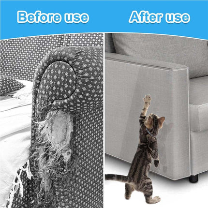2Pcs x 5M Cat Couch Sofa Cat Scratch Guard Stickers Furniture Anti-Scratching Protector