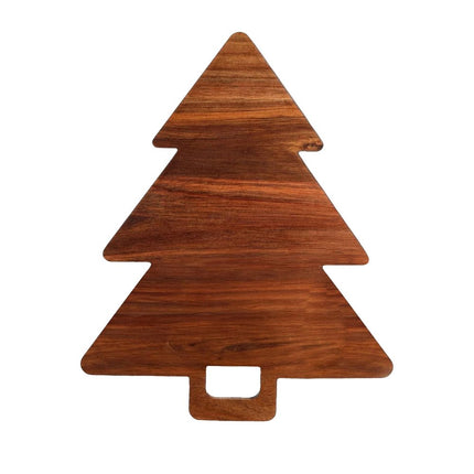 Christmas Cutting Board Christmas Tree Shaped Cutting Board Reusable Wooden Tray