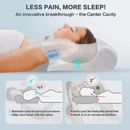 Ergonomic Butterfly Memory Neck Pillow Comfortable Sleeping Orthopedic Pillow
