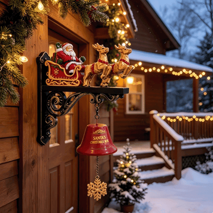 Sounding 3D Wall-mounted Doorbell Christmas Party Door Hanger Garden