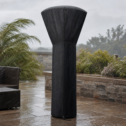 Patio Heater Cover Waterproof Heavy Duty Black