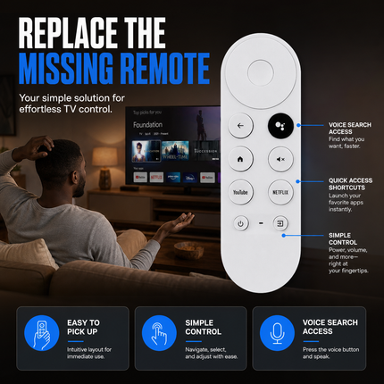 Google Chromecast Voice Remote Replacement
