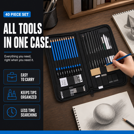 Professional Sketching Pencils Set Art Supplies Graphite Draw Charcol | 02-scenario-painpoint.png