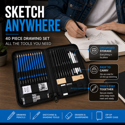 Professional Sketching Pencils Set Art Supplies Graphite Draw Charcoal | 02-scenario-painpoint.png
