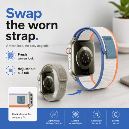 Apple Watch Trail Loop Band 38 40 41mm Adjustable Nylon | 02-scenario-painpoint.png