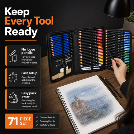 Professional Sketching Pencils Set 71 Piece | 02-scenario-painpoint.png