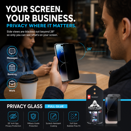 Anti Spy Privacy Screen Protector For iPhone 14 Pro Max 14 Plus And 14
