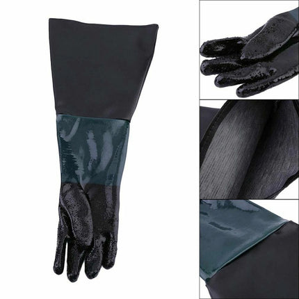Sandblaster Sandblasting Gloves for Sand Blasting Cabinet Sandblast Glove 1 Pair