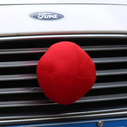 3PCS Premium Christmas Car Truck Costume Reindeer Antlers Red Nose Xmas Decor Red