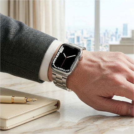 Apple Watch Band Strap iWatch Stainless Steel Series 11 10 9 8 Ultra SE 42 46mm Silver