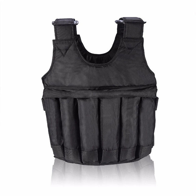 50KG Weighted Vest Adjustable Loading Weight Jacket Exercise Training Fitness