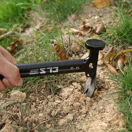 Tent Stake Peg Mallet Remover Puller Driver Outdoor Hammer, Camping Tool Black