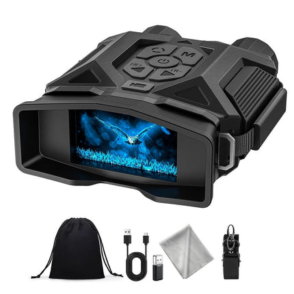 8X Zoom Digital Binoculars 4K Infrared Video Recording Night Vision Goggles AUU