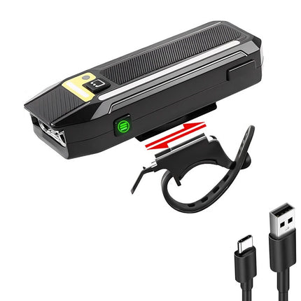 USB Rechargeable Bike Front Light Bar Bicycle LED Night Riding Lamp Headlight