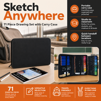Professional Sketching Pencils Set 71 Piece | 03-scenario-benefit.png