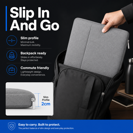Grey Laptop Sleeve Carry Case | 03-scenario-benefit.png