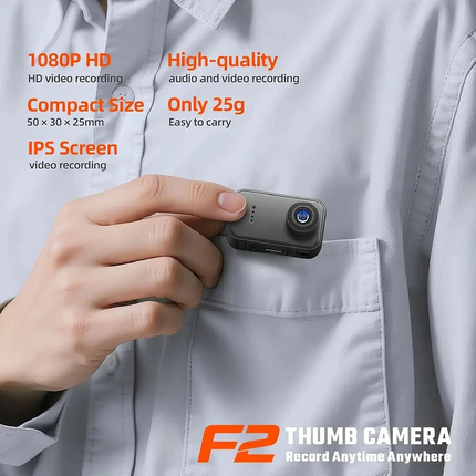 Portable Mini Thumb Action Camera 1080P Magnetic Sport Camera Camcorder Body Cam