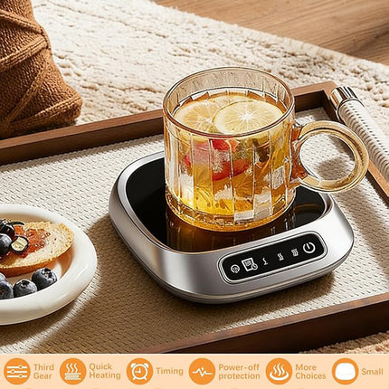USB Mug Warmer Heating Pad Portable Cup Warming Plate for Home Office Tea Milk Coffee