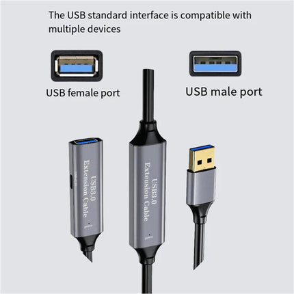 USB 3.0 Extension Cable High Speed Extender Cord Male to Female Adpter 5M