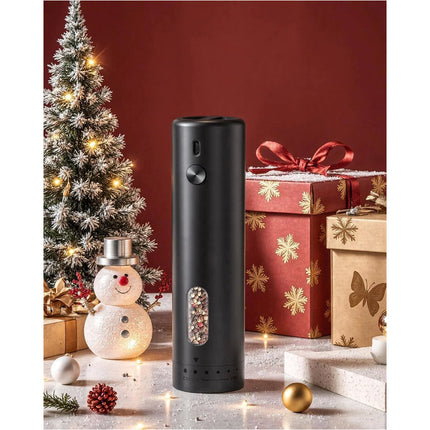 2pc Electric Salt And Pepper Grinder Set, Rechargeable Salt And Pepper Mill