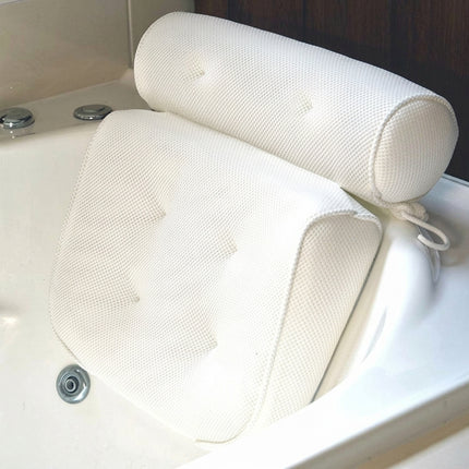 3D Mesh Bath Pillow Spa Breathable Bathtub Cushion-35cm
