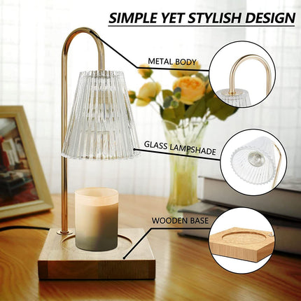 Aromatherapy Melting Wax Lamp Dimmable Night Light Candle Warmer Lamp