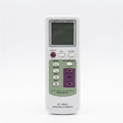 Universal A/C Remote Control for 1,000 Brands KT-100A II Replacement Air Con LCD