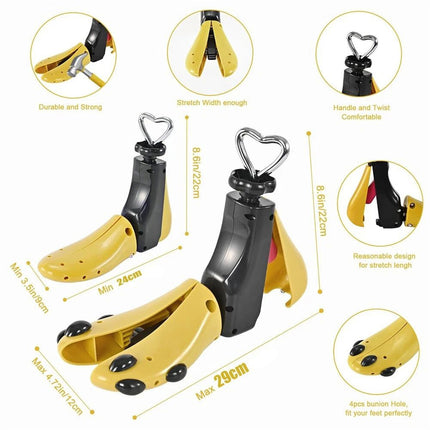 2 Pieces Shoe Stretcher Boot Stretcher Shoe Expander Shoe Widener for Women Men