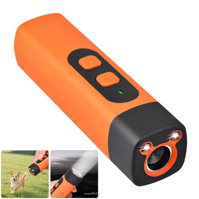 Long-range Ultrasonic Rechargeable Dog Bark Deterrent and Behavior Adjuster