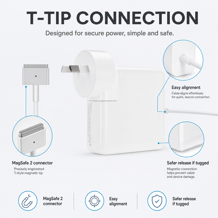 MacBook Charger 60W MagSafe 2 Replacement for Pro 13 Inch