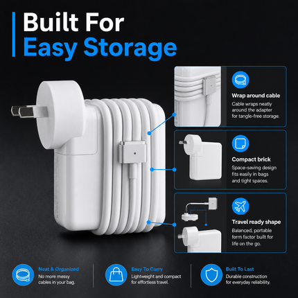 MagSafe 2 45W Power Adapter for MacBook Air Replacement