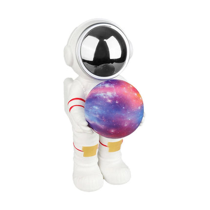 Laser Astronaut Bluetooth Speaker with Glow Light for Bedroom Decor