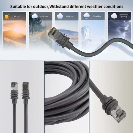 30M/100FT Replacement For Starlink Gen 3 Cable Standard V3 Cable Waterproof for Starlink V3 Satellites