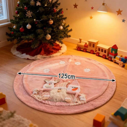 49 inch Thick Christmas Tree Skirt Decoration Xmas Holiday Party Decorations