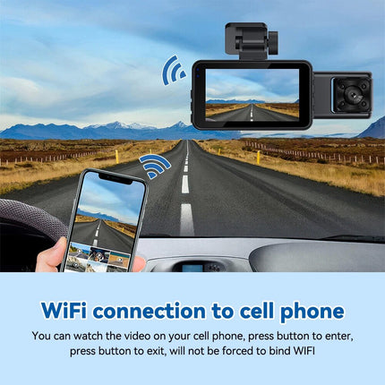 Wifi HD 1080P Car Dash Camera Night Vision Video Recorder Cam Front Rear Camera