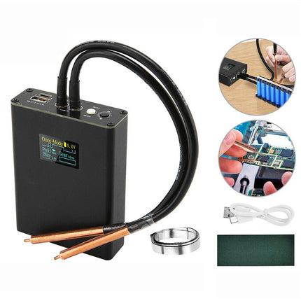 30 Gears Mini Spot Welder Machine Portable LCD Display Battery Welding Tool Kit