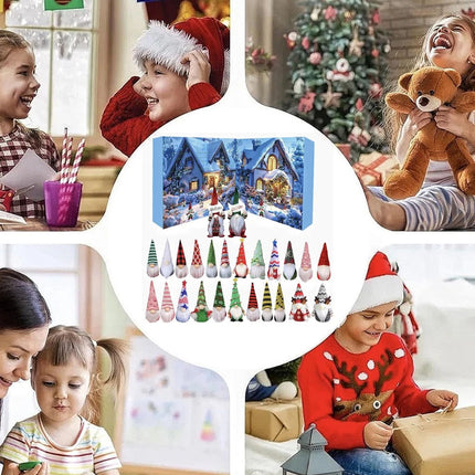 Gnome Advent Calendar 2026 24 Days Christmas Countdown Calendar with 24 Gnomes