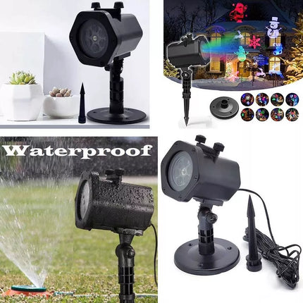 Christmas Projector Laser Lights 12 Patterns LED Party Décor Snow light Party