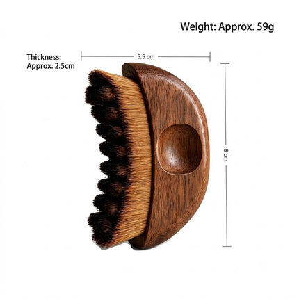 2Pack Red Peach Wood  Lymphatic Contour Face Brush, Dry Brushing Face Brush,Lymphatic Drainage Massage