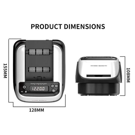 Automatic Card Shuffler and Dealer, 2 in 1 360° Rotating Card Shuffling+Dealing