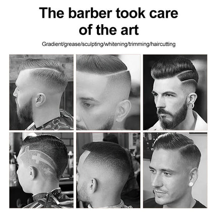 Professional Barber Electric Hair clipper LED display screen charging Trimmer