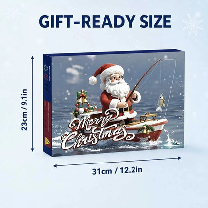 2026 Fishing Lure Advent Calendar 24 Day Christmas Countdown Gift for Men Kids
