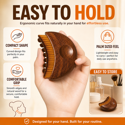 Ergonomic Lymphatic Contour Face Brush