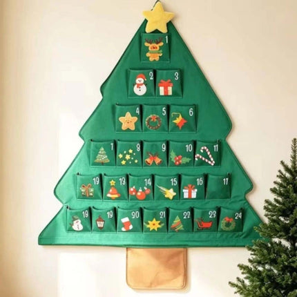Christmas Tree Hanging Design Festive Hanging Pouch Xmas Atmosphere