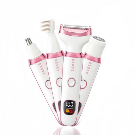 Bikini Trimmer for Women,USB Bikini Shaver,4-in-1 Electric Razors Wet & Dry