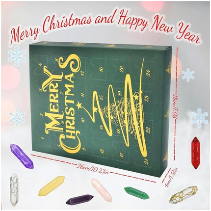 Crystal Advent Calendar 24 Days Of Crystals And Healing Stones Kit Christmas